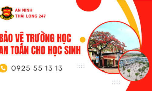 Bảo vệ trường học an toàn cho học sinh