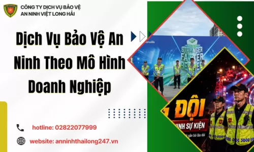 Dịch Vụ Bảo Vệ An Ninh Theo Mô Hình Doanh Nghiệp