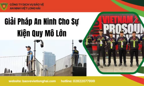 Giải Pháp An Ninh Cho Sự Kiện Quy Mô Lớn